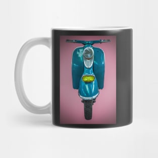 Vintage Blue Scooter Mug